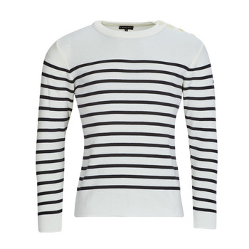 Clothing Men Jumpers Armor Lux PULL MARIN GOULENEZ White / Marine