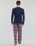 Clothing Men Sleepsuits Polo Ralph Lauren L/S PJ SLEEP SET Blue / Red