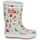 Shoes Children Wellington boots Aigle LOLLY POP FUR PRINT White / Multicolour