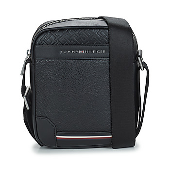 Bags Men Pouches / Clutches Tommy Hilfiger TH CENTRAL MINI REPORTER Black