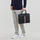 Bags Men Briefcases Tommy Hilfiger TH COATED CANVAS COMPUTER BAG Black