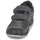 Shoes Boy Low top trainers Geox J NEW SAVAGE BOY Black / Grey
