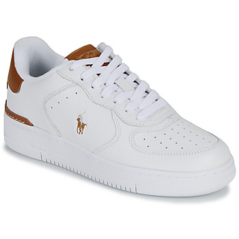 Shoes Low top trainers Polo Ralph Lauren MASTERS COURT White / Tan