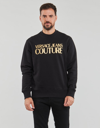Clothing Men Sweaters Versace Jeans Couture GAIT01 Black / Gold