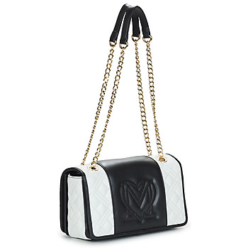 Love Moschino QUILTED BICOLOUR White / Black