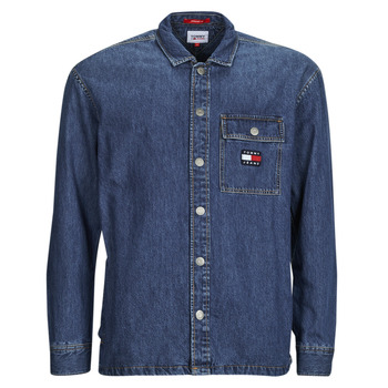 Clothing Men Long-sleeved shirts Tommy Jeans TJM CLASSIC DENIM OVERSHIRT Blue