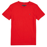 Clothing Boy Short-sleeved t-shirts Tommy Hilfiger ESSENTIAL COTTON TEE S/S Red