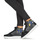 Shoes Women Hi top trainers Versace Jeans Couture 75VA3SJ9 Black / Printed / Baroque