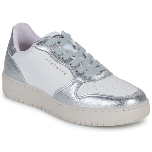 Shoes Women Low top trainers Victoria 1258238PLATA White / Silver