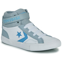 Shoes Boy Hi top trainers Converse PRO BLAZE STRAP SPORT REMASTERED White / Grey / Blue