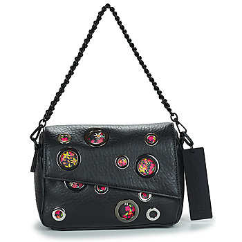 Bags Women Shoulder bags Desigual TITANICA PRINT PHUKET MINI Black / Multicolour