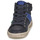 Shoes Boy Hi top trainers Kickers LOWELL Marine / White / Blue