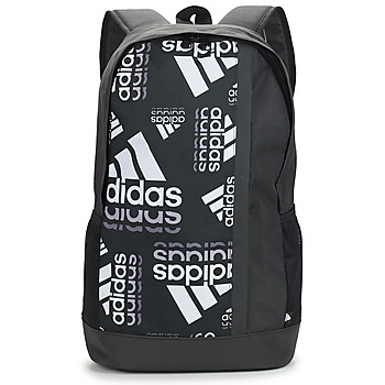 Bags Rucksacks Adidas Sportswear LIN BP M GFXU Black / White