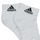 Shoe accessories Sports socks Adidas Sportswear C SPW ANK 3P White / Black