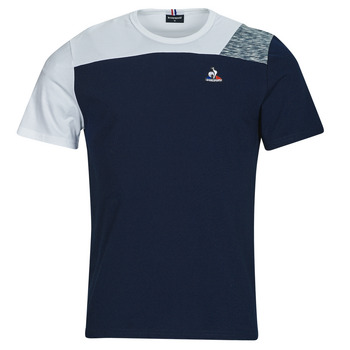 Clothing Men Short-sleeved t-shirts Le Coq Sportif SAISON 1 TEE SS N°1 M Marine / Grey