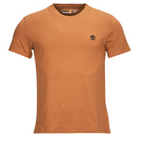 Clothing Men Short-sleeved t-shirts Timberland Dunstan River Jersey Crew Tee Slim Brown