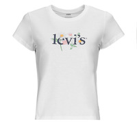 Clothing Women Short-sleeved t-shirts Levi's GRAPHIC AUTHENTIC TSHIRT White