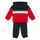 Clothing Boy Sets & Outfits Adidas Sportswear 3S TIB FL TS Black / White / Red