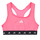 Clothing Girl Sport bras adidas Performance TF POWER BRA Pink / White / Black