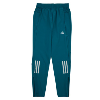 Clothing Children Tracksuit bottoms adidas Performance RUN WV PANTS Blue / Silver