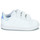 Shoes Girl Low top trainers adidas Originals STAN SMITH CF I White / Iridescent