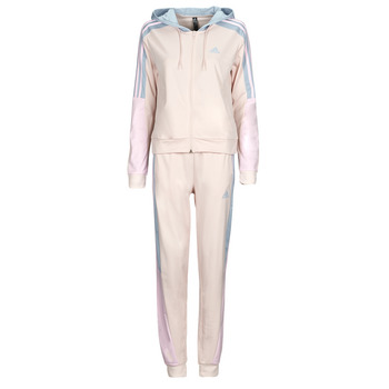Clothing Women Tracksuits Adidas Sportswear BOLDBLOCK TS Blue / Pink / Beige