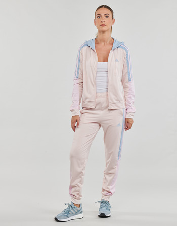 Clothing Women Tracksuits Adidas Sportswear BOLDBLOCK TS Blue / Pink / Beige