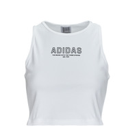 Clothing Women Short-sleeved t-shirts Adidas Sportswear Crop Top WHITE White