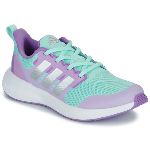 Shoes Girl Low top trainers Adidas Sportswear FortaRun 2.0 K Purple / Green