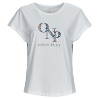Clothing Women Short-sleeved t-shirts Only Play ONPJESS LIFE LOOSE SS JRS TEE BOX White