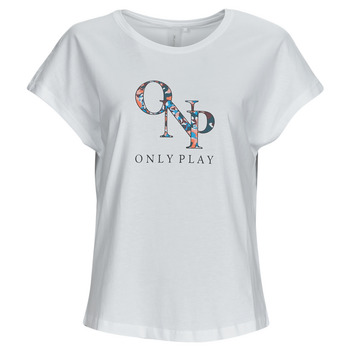 Clothing Women Short-sleeved t-shirts Only Play ONPJESS LIFE LOOSE SS JRS TEE BOX White