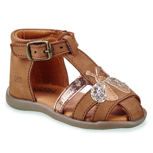 Shoes Girl Sandals GBB PIXELLE Brown