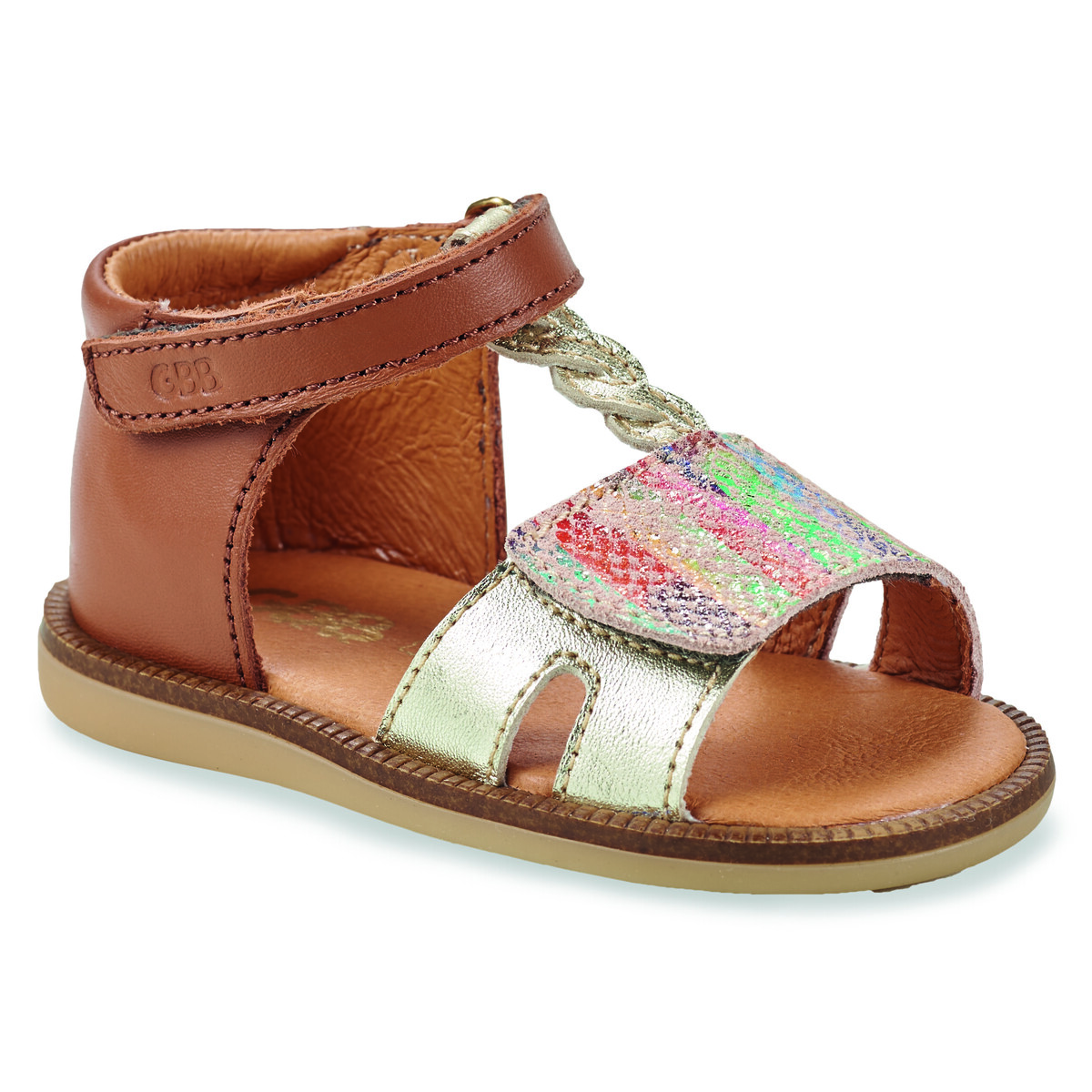 Shoes Girl Sandals GBB LORIE Brown