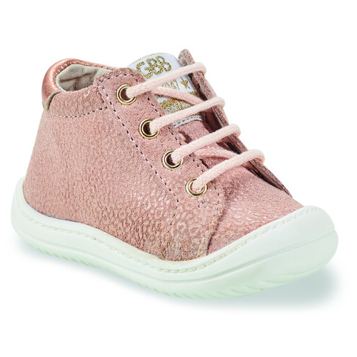 Shoes Children Hi top trainers GBB FLEXOO BABY Pink
