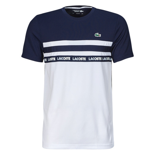Clothing Men Short-sleeved t-shirts Lacoste TH7515 Marine / White