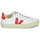 Shoes Low top trainers Veja CAMPO CANVAS White / Red