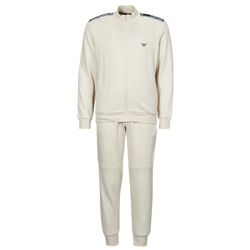 Clothing Men Tracksuits Emporio Armani ICONIC TERRY Beige