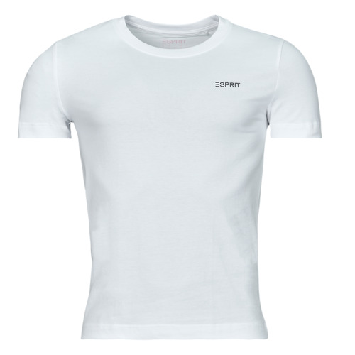 Clothing Men Short-sleeved t-shirts Esprit SUS F AW CN SS White