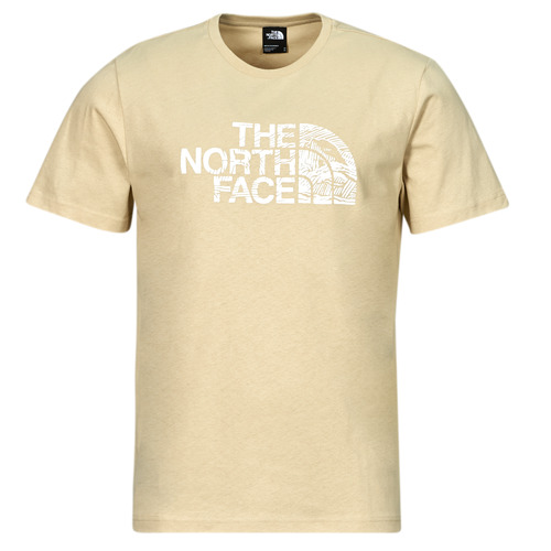 Clothing Men Short-sleeved t-shirts The North Face WOODCUT Beige