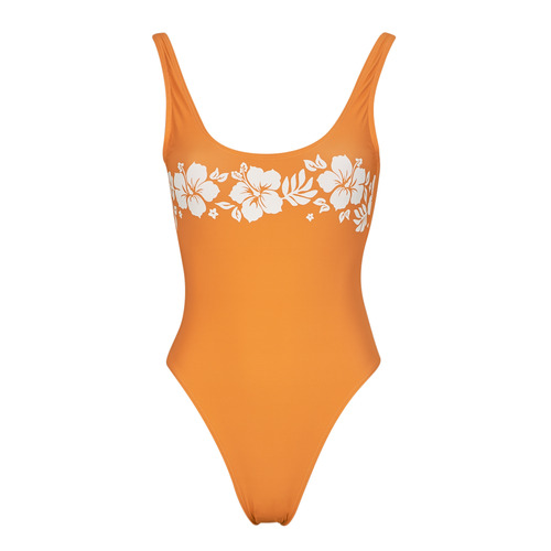 Clothing Women Swimsuits Billabong ON ISLAND TIME ONE PIECE Orange