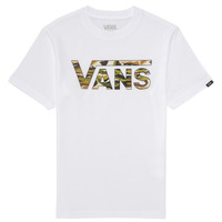 Clothing Boy Short-sleeved t-shirts Vans BY VANS CLASSIC LOGO FILL White