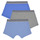 Underwear Boy Boxer shorts Petit Bateau A0A85 X3 Blue