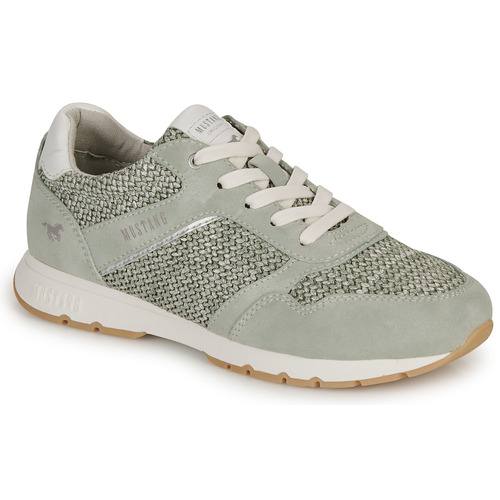 Shoes Women Low top trainers Mustang 1456302 Green
