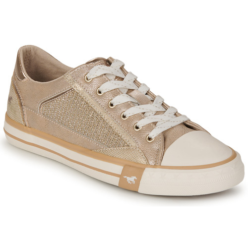 Shoes Women Low top trainers Mustang 1146320 Gold