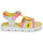 Shoes Girl Sandals Agatha Ruiz de la Prada SANDALIA CORAZON White / Multicolour