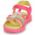 Shoes Girl Sandals Agatha Ruiz de la Prada SANDALIA UNICORNIO Pink / Multicolour