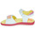 Shoes Girl Sandals Agatha Ruiz de la Prada SANDALIA PLAY White / Pink