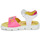 Shoes Girl Sandals Agatha Ruiz de la Prada SANDALIA MOVIE White / Pink