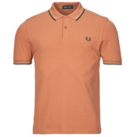 Clothing Men Short-sleeved polo shirts Fred Perry TWIN TIPPED FRED PERRY SHIRT Coral