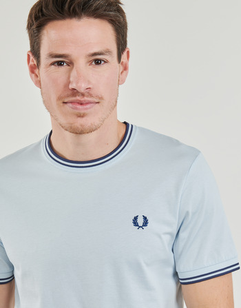 Fred Perry TWIN TIPPED T-SHIRT Blue / Marine
